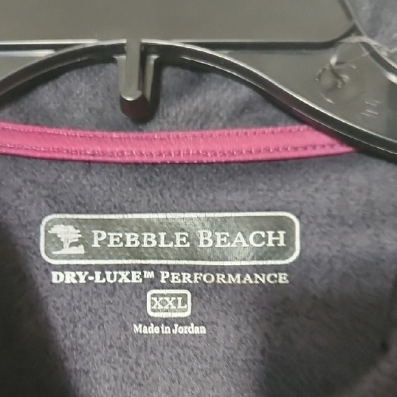 Pebble Beach Dark Gray Polo Shirt - Picture 2 of 7